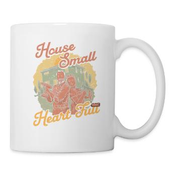 Tiny House Petit Cœur Plein - Mug blanc - blanc - Droite