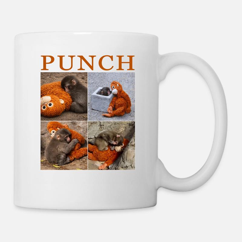 Team Monkey Punch  - Tasse - Weiß