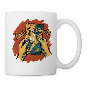 Lets Get This Rip Trading Card Booster Pack - Mug - white - Right