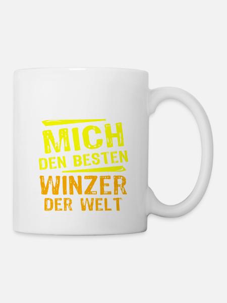 Winzer Geschenk - Tasse - Weiß