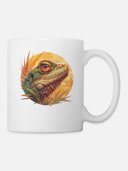 Eidechsen Eidechse - Tasse - Weiß