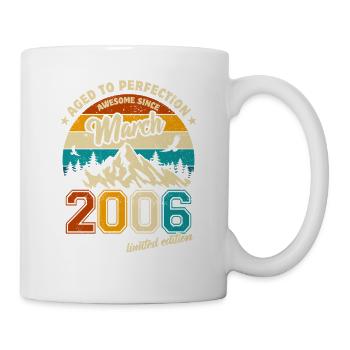 Édition limitée vintage Anniversaire mars 2006 - Mug blanc - blanc - Droite