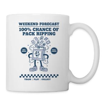Sammelkarten-Prognose 100 Prozent Chance des Packs - Tasse - Weiß - Rechts