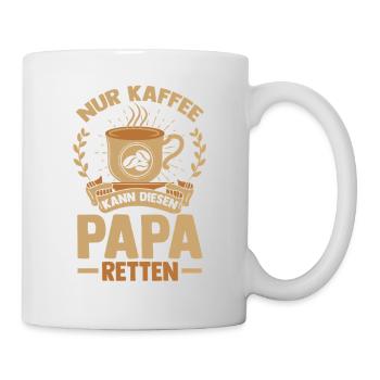 Café, Fête des pères, Papa - Mug blanc - blanc - Droite