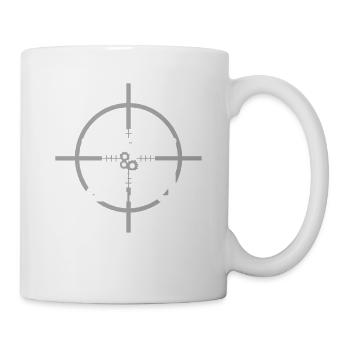 Shooting range at the shooting range, shooting exercises at the - Mug - white - Right