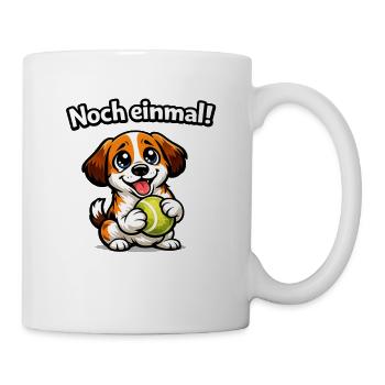 Dog Once again funny saying - Mug - white - Right