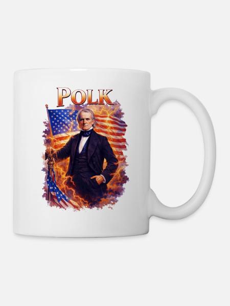 Lincoln Patriotischer Blitz - Tasse - Weiß