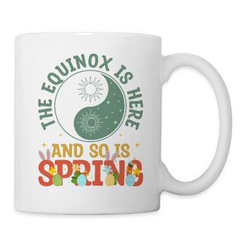 The Equinox Is Here And So Is Spring - Mug - white - Right