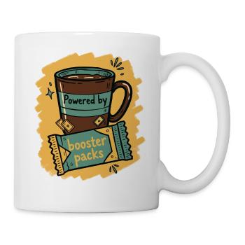 Angetrieben von Booster Packs Sammelkartensammler - Tasse - Weiß - Rechts