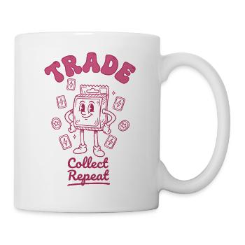 Trade Collect Repeat Trading Card Game Booster - Mug - white - Right