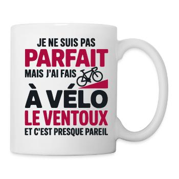 j ai fais le ventoux à vélo cadeau velo cycliste - Mug blanc - blanc - Droite