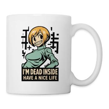 Tote im Cartoon-Tee - Tasse - Weiß - Rechts