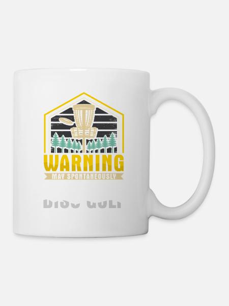 Disc Golf Geschenke Discgolf - Tasse - Weiß