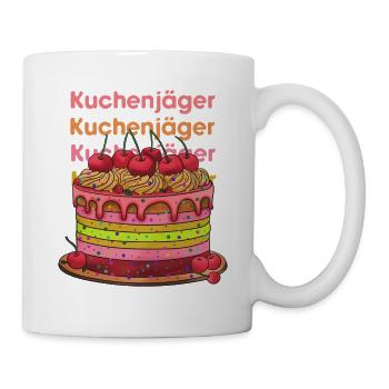 Kuchenjäger bunte Cake Layers - Tasse - Weiß - Rechts