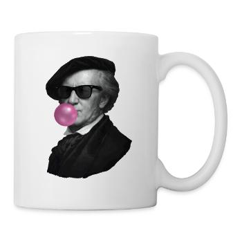 Vintage Bubblegum Portrait Pop Art - Mug - white - Right