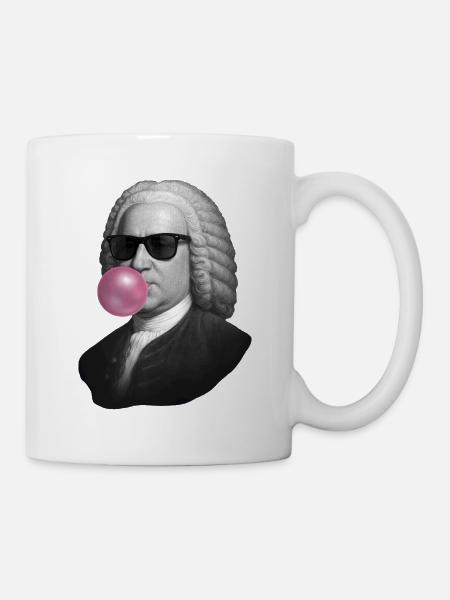 Barock Pop mit Kaugummi - Tasse - Weiß