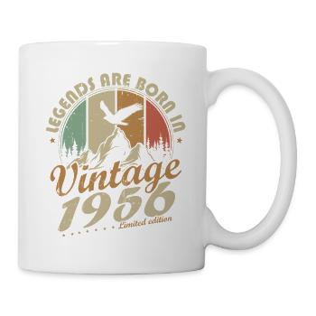 Cadeau d’anniversaire vintage 1956 - Mug blanc - blanc - Droite