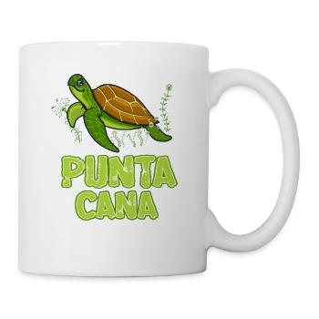 Illustration de Punta Cana-Tortues de mer - Mug blanc - blanc - Droite