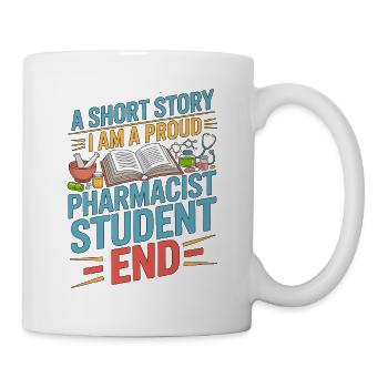 Pharmacist Student A Short Story Clinical Pharmacy - Mug - white - Right
