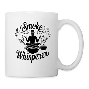  Smoke Whisperer Grillmeister BBQ Smoker Guru - Tasse - Weiß - Rechts