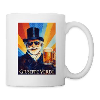 Giuseppe Verdi - Tasse - Weiß - Rechts