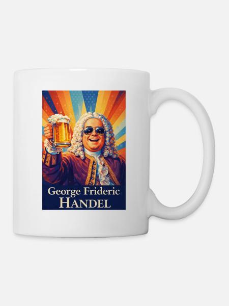 George Frideric Handel - Tasse - Weiß
