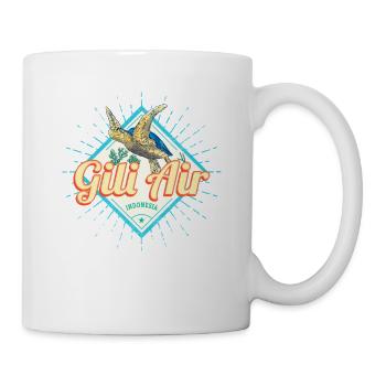 Gili Air Lombok Island Indonésie souvenir vintage - Mug blanc - blanc - Droite