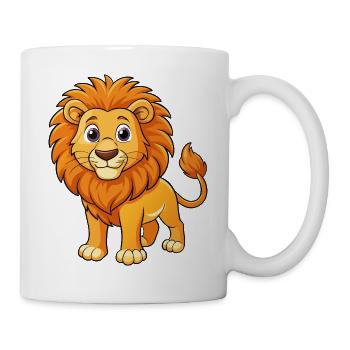 Lion - Mug blanc - blanc - Droite