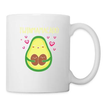 Zwilling Mutter Zwillinge Mama Geschenk - Tasse - Weiß - Rechts