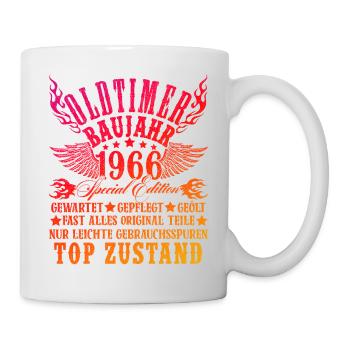 60. Geburtstag 60 Jahre Deko 1965 Geschenk Lustig - Tasse - Weiß - Rechts