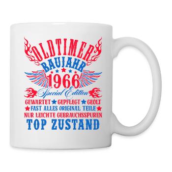 60. Geburtstag 60 Jahre Deko 1965 Geschenk Lustig - Tasse - Weiß - Rechts