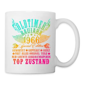 60. Geburtstag 60 Jahre Deko 1965 Geschenk Lustig - Tasse - Weiß - Rechts