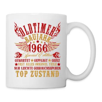 60. Geburtstag 60 Jahre Deko 1965 Geschenk Lustig - Tasse - Weiß - Rechts