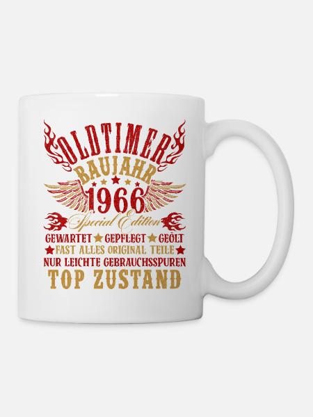 60. Geburtstag 60 Jahre Deko 1965 Geschenk Lustig - Tasse - Weiß
