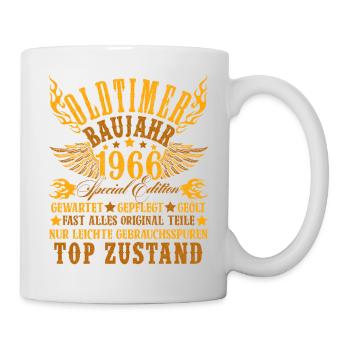 60. Geburtstag 60 Jahre Deko 1965 Geschenk Lustig - Tasse - Weiß - Rechts