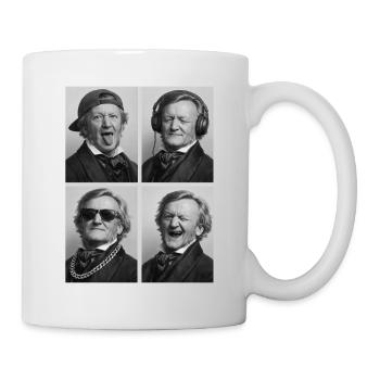 Richard Wagner - Tasse - Weiß - Rechts