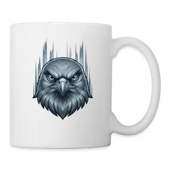 Eisiger Sturmadler Kopf - Tasse - Weiß - Rechts