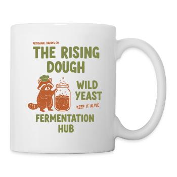 Pain au levain pâtissier Baking Levure sauvage - Mug blanc - blanc - Droite