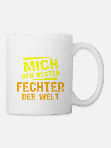 Fechter Geschenk - Tasse - Weiß