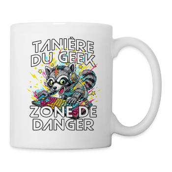 Geek humour gamer homme ado jeux vidéo console - Mug blanc - blanc - Droite