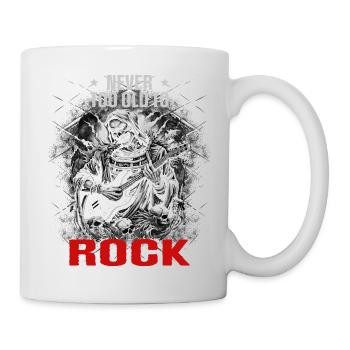 NEVER TOO OLD TO ROCK - Mug - white - Right