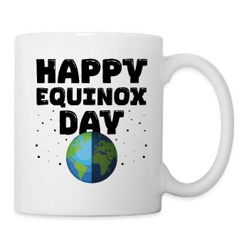 Happy Equinox Day Easter Ostara Pagan Spring - Mug - white - Right