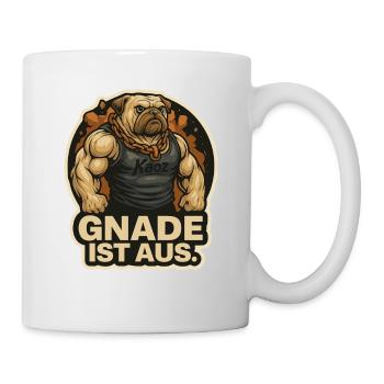 Gnade Ist Aus Bulldog Urban Fitness Tee - Mug - white - Right