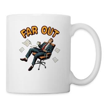 Motivational Sayings for Office Workers Daydreamers - Mug - white - Right