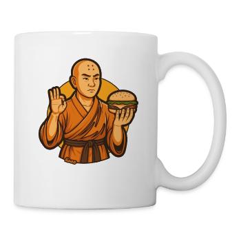 Zen Burger Monk - Tasse - Weiß - Rechts