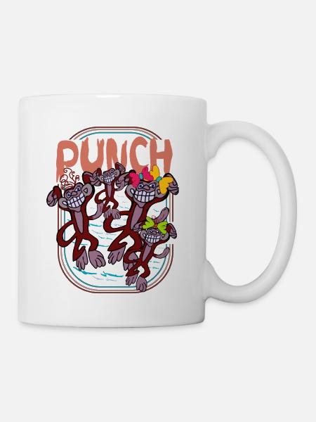 Punch vintage  - Tasse - Weiß