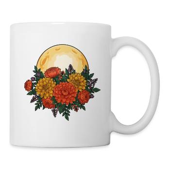 Wildflower Spring Moon Happy Easter Ostara - Mug - white - Right