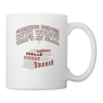 Echoes Through Words Slam Stack - Mug - white - Right