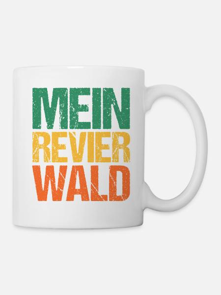 Jagd Jagen Waidmann Jäger - Tasse - Weiß