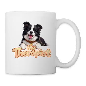 Border Collie My Therapist - Tasse - Weiß - Rechts